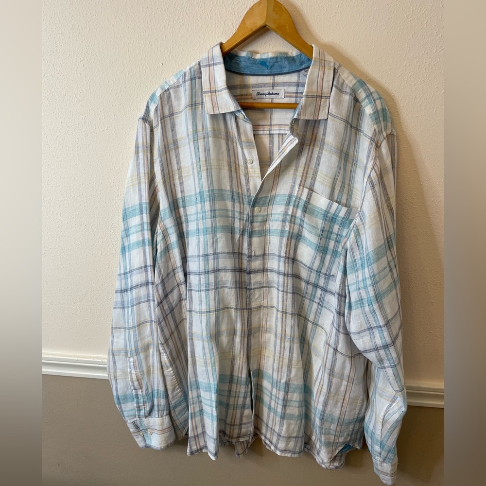 Tommy Bahama 100% linen shirt